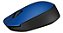 Logitech Mouse Sem Fio M170 Com Pilha Inclusa - Azul - Preto - Imagem 5