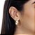 Brinco Gota Martelado no Dourado/Folheado - Imagem 2