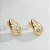 Brinco Gota Martelado no Dourado/Folheado - Imagem 1