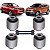 KIT 4 BUCHAS BRAÇO RETO TRASEIRO IX35/SPORTAGE 4WD/4X4 2010/2016 - Imagem 1