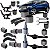 KIT 16 BUCHAS DA SUSPENSÃO TRASEIRA FORD EDGE 2011 2012 2013 2014 2015 - Imagem 1