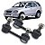 PAR BIELETA DIREITA ESQUERDA SUSPENSÃO DIANTEIRA SORENTO 4X4 2.4 16V 2002 2003 2004 2005 2006 2007 2008 2009 - Imagem 1
