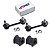 KIT 2 BIELETAS DIR/ESQ E 2 BUCHAS BARRA ESTABILIZADORA SUSPENSÃO TRASEIRA RAV4 2000 2001 2002 2003 2004 2005 - Imagem 2
