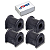 KIT 4 BUCHAS DA BARRA ESTABILIZADORA DIANTEIRA E TRASEIRA LIFAN X60 2013 2014 2015 2016 2017 2018 2019 - Imagem 2