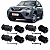KIT 8 BUCHAS DO BRAÇO TRANSVERSAL SUPERIOR E INFERIOR TRASEIRO TIGGO 2 2009 2010 2011 2012 2013 2014 2015 - Imagem 1