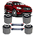 KIT 4 BUCHAS DO BRAÇO RETO SUSPENSÃO TRASEIRA VOLVO XC60 2008 2009 2010 2011 2012 2013 2014 2015 2016 2017 - Imagem 1
