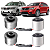 KIT 4 BUCHAS DA BANDEJA TRASEIRA FREEMONT JOURNEY 2011 2012 2013 2014 2015 2016 - Imagem 1