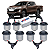 KIT 8 BUCHAS BANDEJA BALANÇA DIANTEIRA L200 TRITON 2020 2021 2022 2023 2024 - Imagem 1