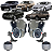 KIT 4 BUCHAS DA BANDEJA DIANTEIRA FREELANDER 2 VOLVO XC60 XC70 S60 S80 V60 V70 2006 A 2015 - Imagem 1