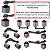 KIT 14 BUCHAS DA SUSPENSÃO TRASEIRA FORD EDGE 2007 2008 2009 2010 - Imagem 2