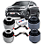KIT 04 BUCHAS DO BRAÇO CURVO BOOMERANG TRASEIRO TIGGO 7 2019 2020 2021 2022 2023 2024 - Imagem 1