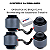 KIT 04 BUCHAS DO BRAÇO CURVO TRASEIRO JETTA PASSAT NEW BEETLE EOS AUDI A1 A3 TT 2006 A 2018 - Imagem 2