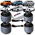 KIT 04 BUCHAS DO BRAÇO RETO TRASEIRO JETTA PASSAT EOS NEW BEETLE AUDI A3 A1 TT 2006 A 2018 - Imagem 1