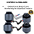KIT JOGO 14 BUCHAS SUSPENSÃO TRASEIRA JETTA PASSAT NEW BEETLE EOS AUDI A3 A1 TT 2006 A 2018 - Imagem 3