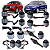 KIT JOGO 14 BUCHAS SUSPENSÃO TRASEIRA TIGUAN AUDI Q3 2009 2010 2011 2012 2013 2014 2015 2016 2017 2018 - Imagem 1