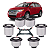 KIT 6 BUCHAS QUADRO AGREGADO SUSPENSÃO TRASEIRA EDGE 2011 2012 2013 2014 2015 - Imagem 1