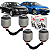 KIT 04 BUCHAS DO BRAÇO CURVO BOOMERANG SUSPENSÃO TRASEIRA FUSION 2006 2007 2008 2009 2010 2011 2012 - Imagem 1
