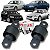 PAR BUCHA BRAÇO TENSOR FACÃO SUSPENSÃO TRASEIRA VOLVO C30 S40 V50 1.6 1.8 2.0 2.4 D5 T5 2005 EM DIANTE - Imagem 1
