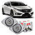 PAR COXIM AMORTECEDOR TRASEIRO CIVIC G10 2017 2018 2019 2020 2021 2022 2023 - Imagem 1