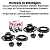 KIT SUSPENSÃO AMORTECEDOR DIANTEIRO PAJERO FULL 2001 02 03 04 05 06 07 08 09 10 11 12 13 14 15 16 17 18 19 20 2021 - Imagem 3