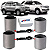 KIT 04 BUCHAS BANDEJA BALANÇA BRAÇO INFERIOR TRASEIRO HILUX SW4 2005 2006 2007 2008 2009 2010 2011 2012 2013 2014 2015 - Imagem 1
