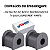 KIT BIELETA BUCHA BARRA ESTABILIZADORA TRASEIRA HILUX SW4 1997 1998 1999 2000 2001 2002 2003 2004 - Imagem 3
