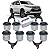 KIT 8 BUCHAS BANDEJA BALANÇA DIANTEIRA PAJERO SPORT 2018 2019 2020 2021 2022 2023 2024 2025 - Imagem 1