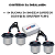 KIT 8 BUCHAS BANDEJA BALANÇA DIANTEIRA PAJERO SPORT 2018 2019 2020 2021 2022 2023 2024 2025 - Imagem 3