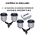 KIT 8 BUCHAS BANDEJA BALANÇA DIANTEIRA PAJERO SPORT 2018 2019 2020 2021 2022 2023 2024 2025 - Imagem 2