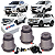 KIT 03 BUCHAS DO DIFERENCIAL DIANTEIRO S10 TRAILBLAZER 4X4 2012 2013 2014 2015 2016 2017 2018 2019 2020 - Imagem 1