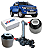 PAR BUCHA CARCAÇA EIXO DIFERENCIAL DIANTEIRO RANGER 4X4 2013 2014 2015 2016 - Imagem 1