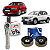 KIT 3 COXIM CAMBIO QUADRO INFERIOR AUDI Q3 1.4 2.0 TFSI 2011 A 2018 / TIGUAN 1.4 2.0 TSI 2009 A 2018 - Imagem 1