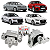 PAR COXIM MOTOR CAMBIO JETTA TSI 2011 A 2017 PASSAT TSI 2011 A 2015 AUDI Q3 A3 2007 A 2018 TFSI - Imagem 1