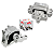 PAR COXIM MOTOR CAMBIO JETTA TSI 2011 A 2017 PASSAT TSI 2011 A 2015 AUDI Q3 A3 2007 A 2018 TFSI - Imagem 2