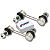 PAR BIELETA SUSPENSÃO TRASEIRA HILUX SW4 2016 2017 2018 2019 2020 2021 - Imagem 2