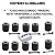 KIT 16 BUCHAS BIELETAS SUSPENSÃO TRASEIRA DUSTER 2012 A 2024 OROCH CAPTUR 2015 A 2024 - Imagem 2