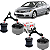 kit 04 buchas bandeja balança dianteira civic g8 2006 2007 2008 2009 2010 2011 - Imagem 1