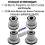 Kit 04 Buchas Caixa Setor Direção Hilux SW4 SRW 2016 2017 2018 2019 2020 2021 2022 E 2023 - Imagem 3