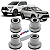 Kit 04 Buchas Caixa Setor Direção Hilux SW4 SRW 2016 2017 2018 2019 2020 2021 2022 E 2023 - Imagem 1