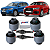 KIT 04 BUCHAS BANDEJA BALANÇA TRASEIRA TIGUAN AUDI Q3 2009 2010 2011 2012 2013 2014 2015 2016 2017 2018 - Imagem 1