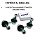 KIT 04 BIELETAS BUCHA BARRA TRASEIRA PARA AIRTREK 2003 2004 2005 2006 2007 2008 - Imagem 3