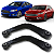 PAR BRAÇO CURVO BOOMERANG TRASEIRO FUSION 2.0 2.5 4X2 FWD 2013 2014 2015 2016 2017 2018 2019 - Imagem 1