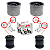 KIT 04 BUCHAS DA BANDEJA DIANTEIRA CR-V CRV 2007 2008 2009 2010 2011 - Imagem 4