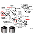PAR BUCHAS SUPORTE DIFERENCIAL DIANTEIRO PAJERO GLS GLS-B 3.5 V6 1992 1993 1994 1995 1996 1997 1998 1999 2000 - Imagem 3