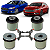 KIT 04 BUCHAS AGREGADO TRASEIRO FUSION AWD 4X4 2013 2014 2015 2016 2017 2018 2019 - Imagem 1