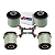 KIT 04 BUCHAS AGREGADO TRASEIRO FUSION AWD 4X4 2013 2014 2015 2016 2017 2018 2019 - Imagem 3
