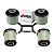 KIT 04 BUCHAS AGREGADO TRASEIRO VOLVO XC60 XC70 S60 V60 S80 2009 2010 2011 2012 2013 2014 2015 2016 2017 - Imagem 3