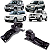 PAR COXIM CALÇO MOTOR PAJERO TR4 / IO 2.0 16V 1999 A 2015 - Imagem 1