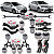 KIT 14 BUCHAS DA SUSPENSÃO TRASEIRA COROLLA 2019 A 2024 - Imagem 1