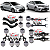 KIT 12 BUCHAS DA SUSPENSÃO TRASEIRA COROLLA 2019 A 2024 - Imagem 1